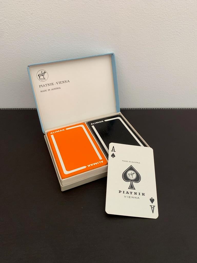 PIATNIK Vintage boxset - ALIMAK-kaartspellen, Ophalen of Verzenden