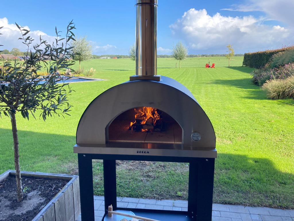 BEEK GRANDE houtgestookte pizza oven, brood, vlees, vis TOP, Ophalen of Verzenden, Nieuw