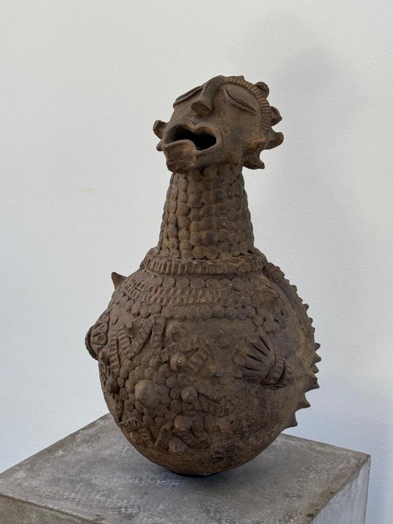 Art Africain Cruche Medical, Enlèvement, Neuf