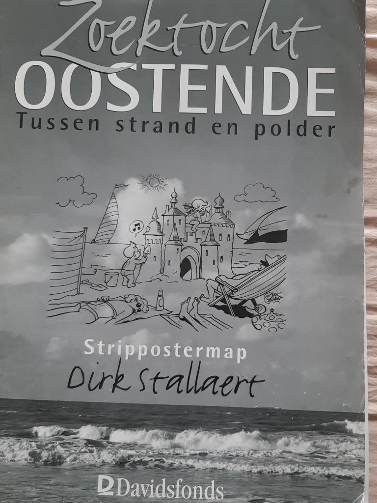 Strippostermap Dirk Stallaert, Ophalen of Verzenden, Overige figuren, Gebruikt, Plaatje, Poster of Sticker