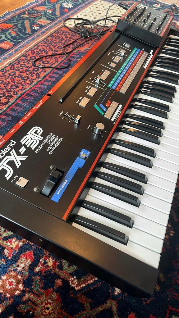 Roland JX-3p with midi expansion kit and dt 200, Musique & Instruments, Synthétiseurs, Enlèvement ou Envoi, Roland