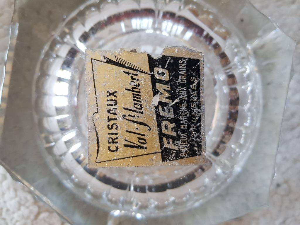 cendrier VAL SAINT LAMBERT, Antiquités & Art, Antiquités | Verre & Cristal, Enlèvement