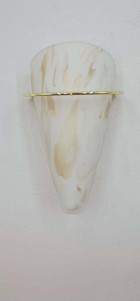 muurlamp marmer 2 stuks, Antiek en Kunst, Ophalen of Verzenden