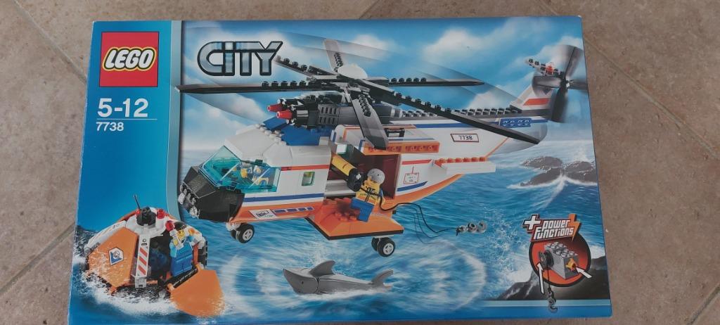 Lego City: Sea Rescue Helicopter (7738), Ophalen of Verzenden, Zo goed als nieuw, Complete set, Lego