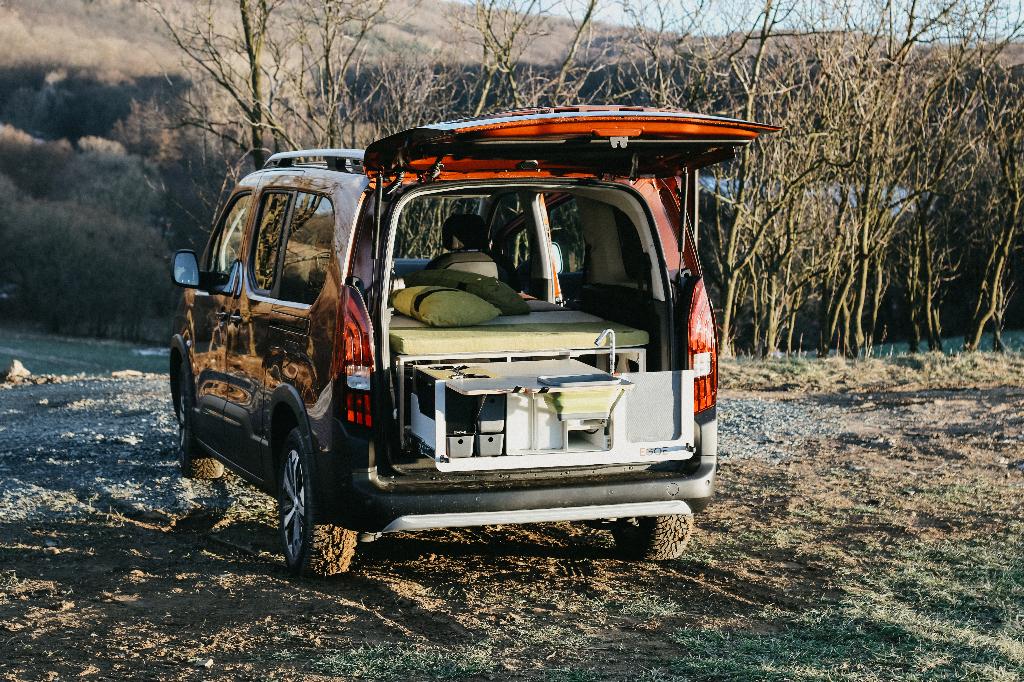 EGOE Nestbox Hiker 100 complete set kampeerbox stockpromo, Caravans en Kamperen, Mobilhome-accessoires, Nieuw, Ophalen