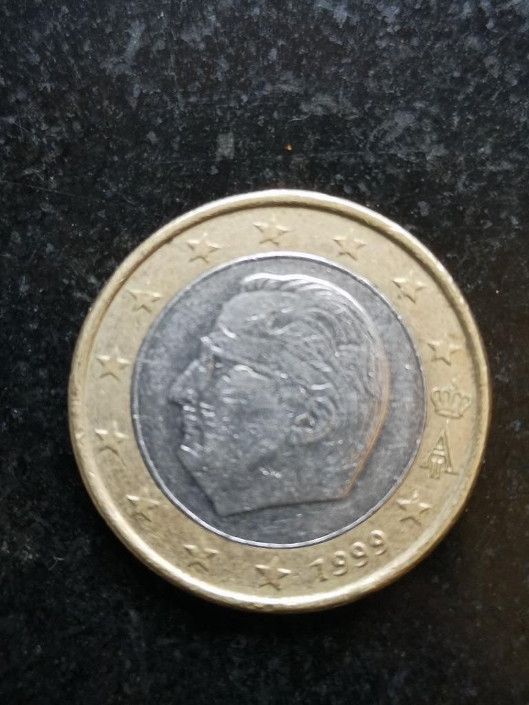 Pièce de 1 euro Belgique 1999, Enlèvement ou Envoi, Belgique