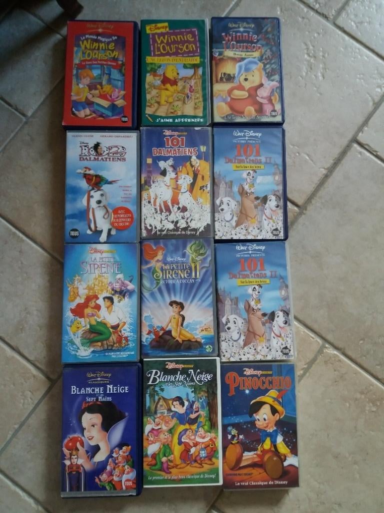 cassettes vidéo disney et autres, CD & DVD, VHS | Film, Enlèvement ou Envoi
