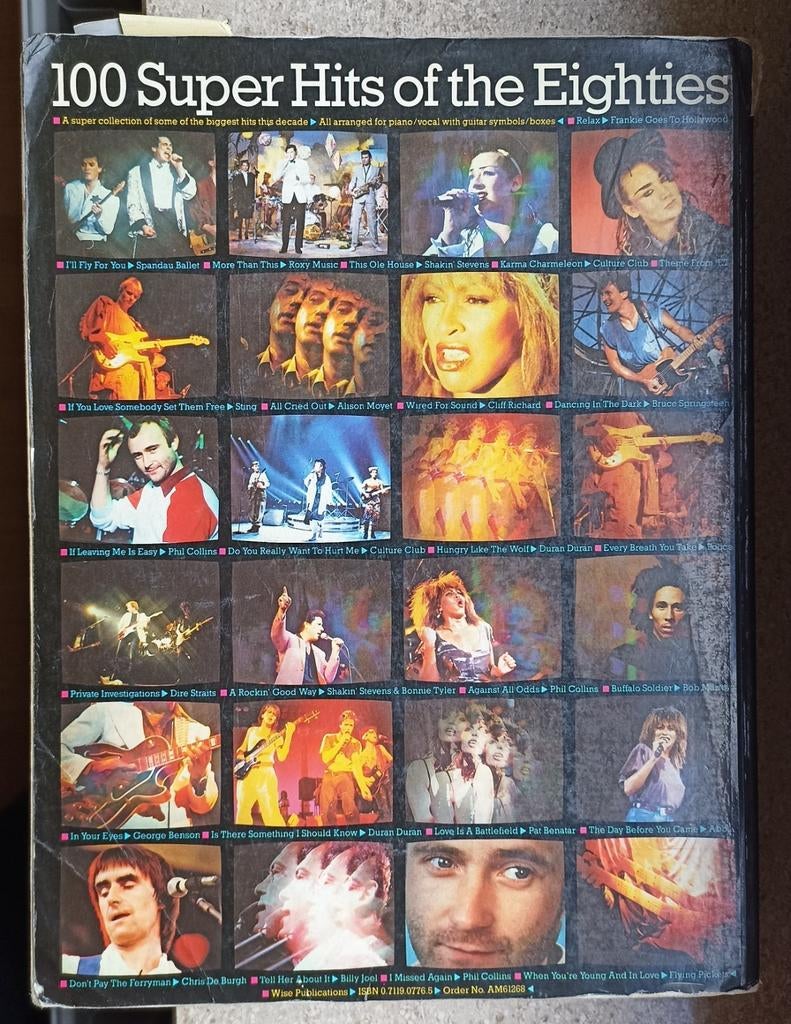 100 superhits uit de jaren 80 - chords & lyrics rock, blues, Muziek en Instrumenten, Bladmuziek, Gebruikt, Wereldmuziek, Ophalen of Verzenden