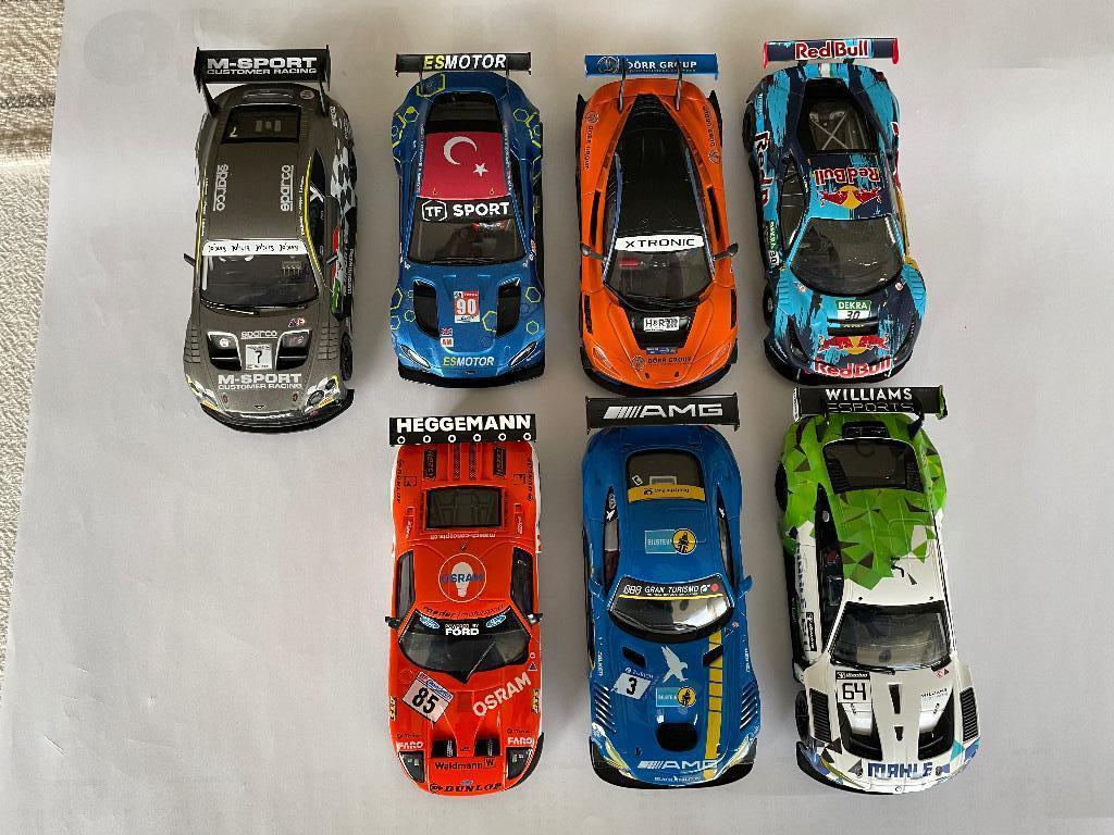Slotcars gt3 1/32, sideways, nsr, ninco, carrera, Overige merken, Racebaan, Ophalen of Verzenden, Zo goed als nieuw