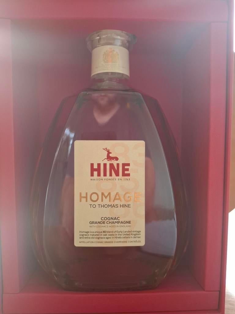 BUITENKANS Cognac Hine Homage XO, Nieuw, Ophalen of Verzenden, Vol, Overige typen
