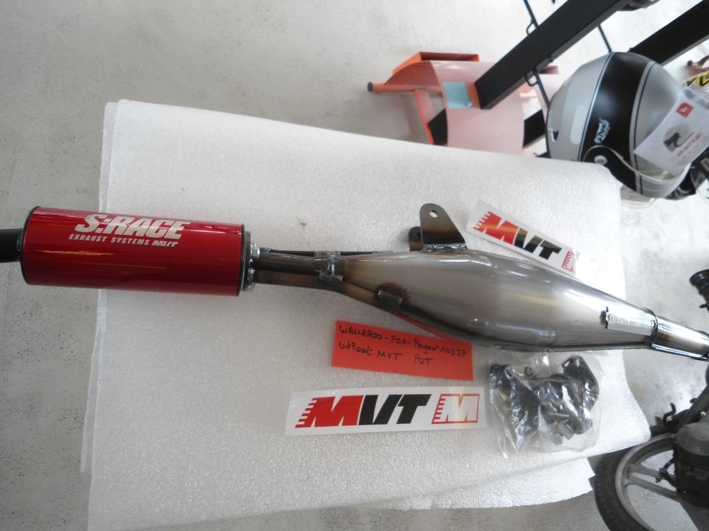 Honda Wallaroo - Peugeot Fox/103 ; échappement MVT, Vélos & Vélomoteurs, Pièces de cyclomoteur | Général, Enlèvement, Neuf, Pot d'échappement