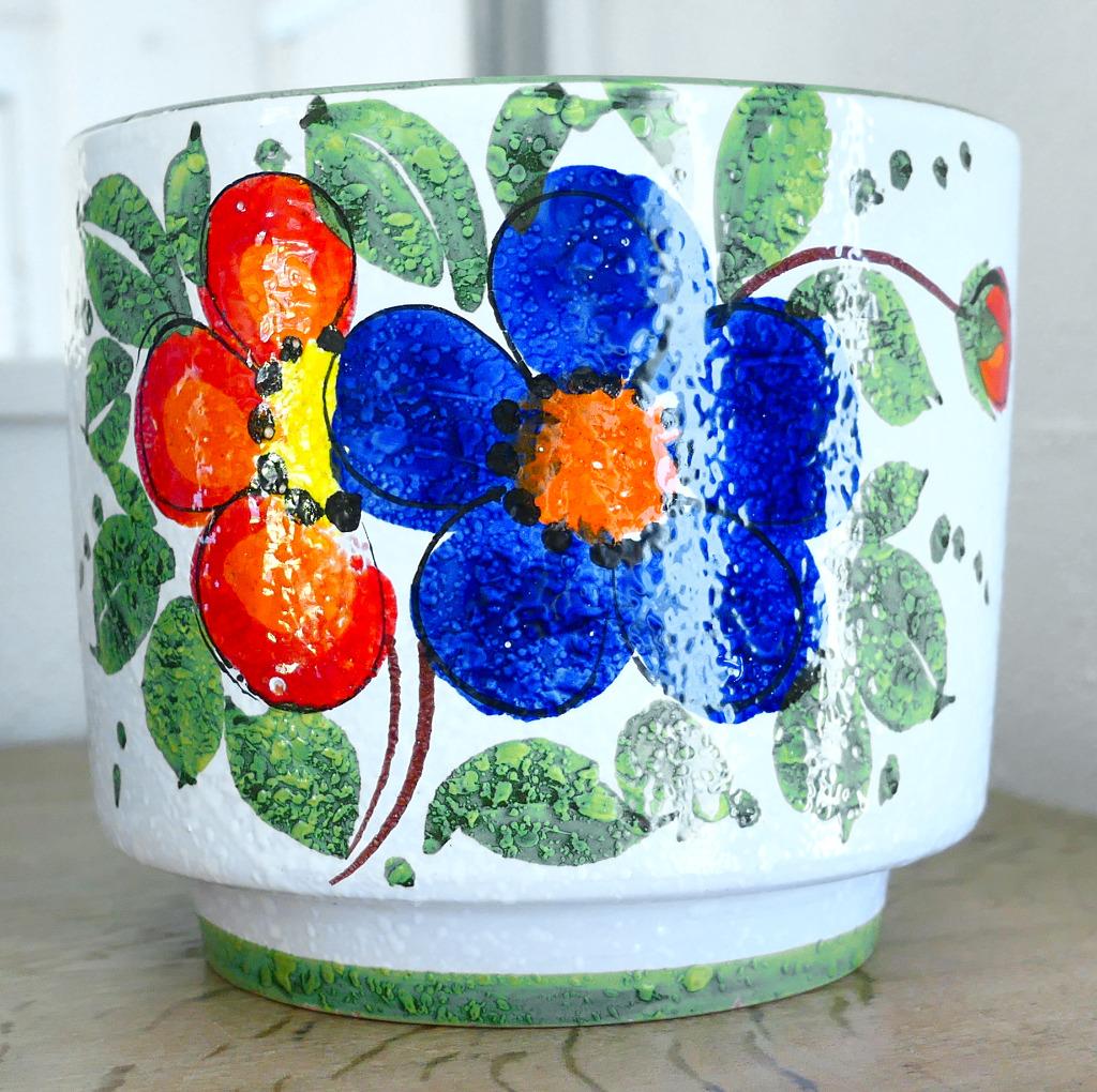 beau cache pot Italy Bitossi en céramique 1950-60, Antiquités & Art, Antiquités | Céramique & Poterie, Enlèvement