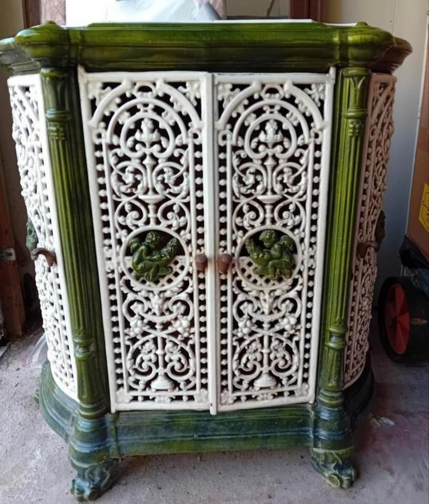 Zeer oude kachel uit de vorige eeuw, Enlèvement, Utilisé, Poêle à charbon