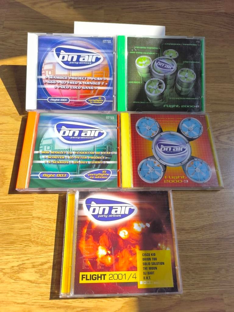 On air party airlines 001 - 2000.2 - 003 - 2000.3 - 2001.4, Cd's en Dvd's, Ophalen of Verzenden, Zo goed als nieuw