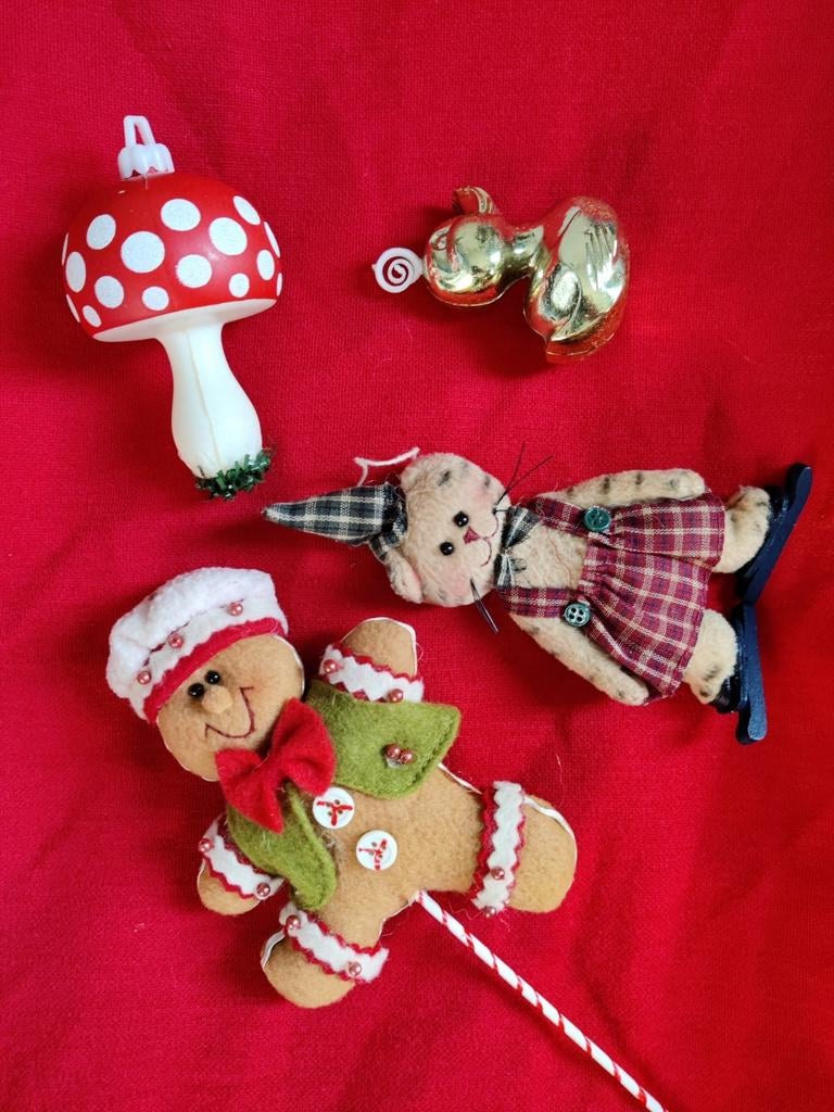 Authentieke nostalgische kerstfiguren, Diversen, Kerst, Ophalen of Verzenden, Zo goed als nieuw