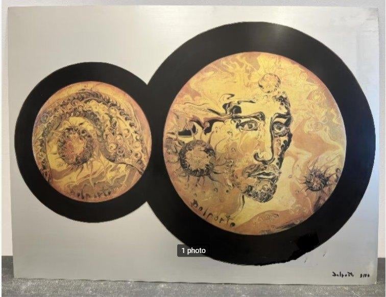 huile sur panneau alu signe charles delporte, Antiquités & Art, Enlèvement ou Envoi