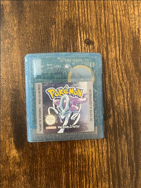 Pokémon Cristal – Cartouche originale Game Boy Color – FR, Consoles de jeu & Jeux vidéo, Enlèvement ou Envoi, 1 joueur, Utilisé