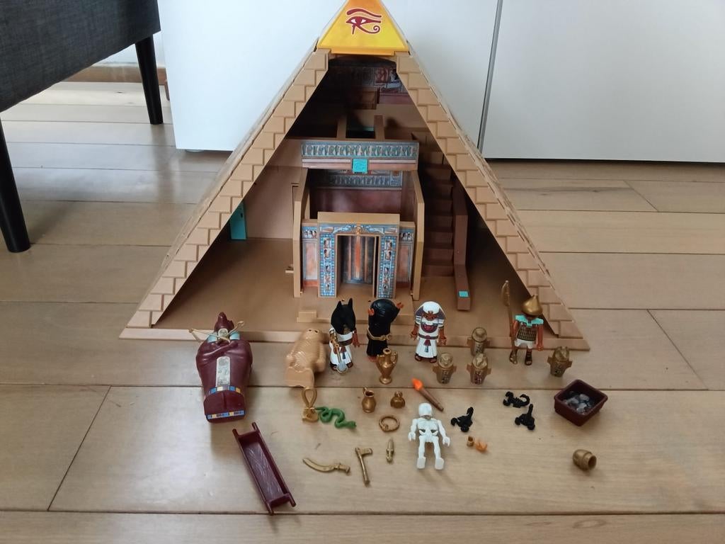 Playmobil 4240: Egyptische piramide (S20/2), Ophalen of Verzenden, Zo goed als nieuw, Complete set
