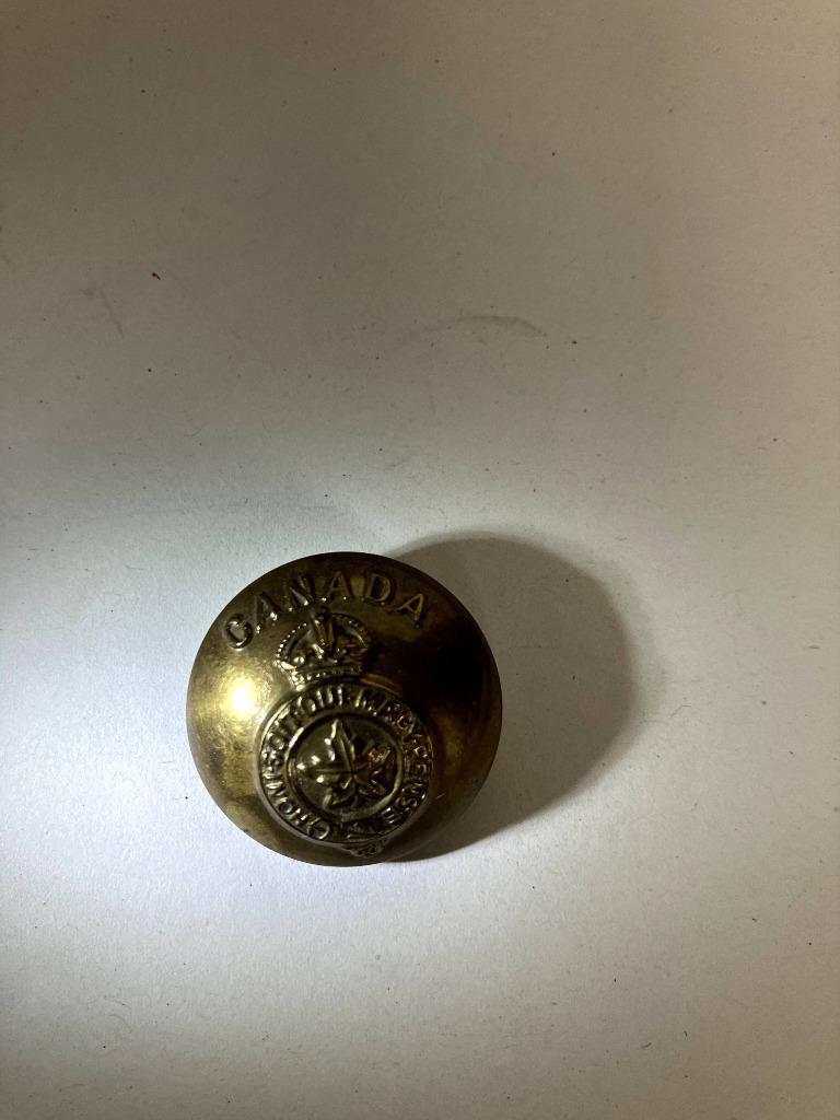 boutons en cuivre de l'armé canadienne, Collections, Enlèvement ou Envoi, Armée de terre, Autres types
