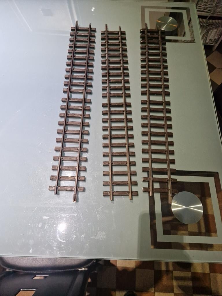Lgb 60cm 3 pièces, Hobby & Loisirs créatifs, Trains miniatures | Échelles Autre, Rails, LGB, Enlèvement ou Envoi