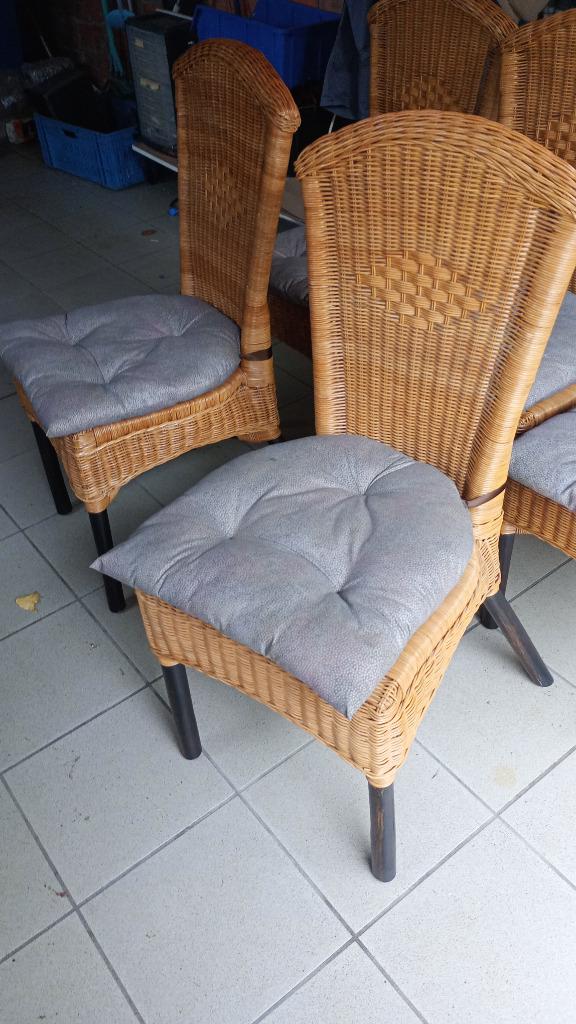 Rotan stoelen, Ophalen, Bruin, Riet of Rotan, Zo goed als nieuw