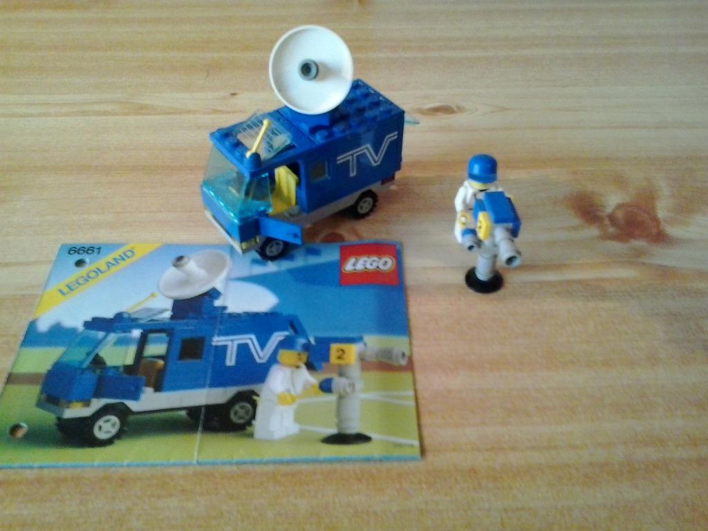 Lego City - Camion de télévision (6661), Enlèvement ou Envoi, Utilisé, Ensemble complet, Lego