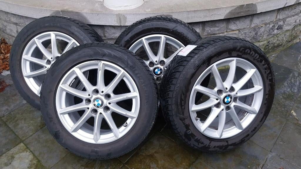 16 inch BMW Velgen (Type BM274) + Goodyear Winterbanden, Auto-onderdelen, Ophalen, Gebruikt, Velg(en), 16 inch