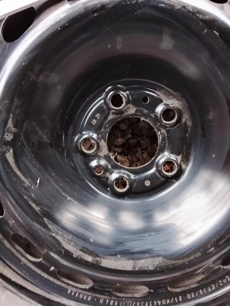 4 jantes tôles 5 trous, entre axe 98 mm x 16" neuves, Neuf, 16 pouces, Autre, Enlèvement