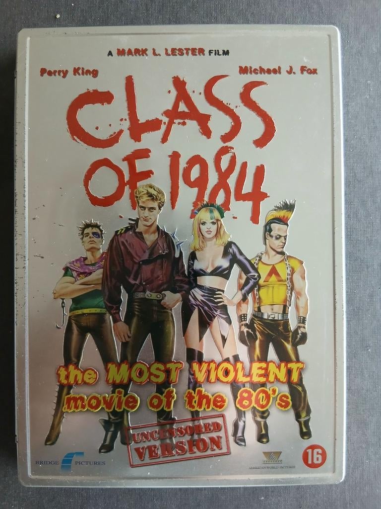 Class of 1984 (1982) Perry King, Michael J. Fox, Vanaf 16 jaar, Ophalen of Verzenden, Zo goed als nieuw, Actie