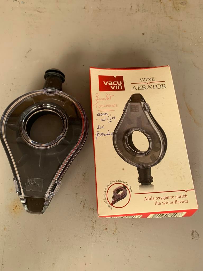 Aérateur à vin Vacu Vin | Aérateur à vin | Noir, Enlèvement ou Envoi, Comme neuf