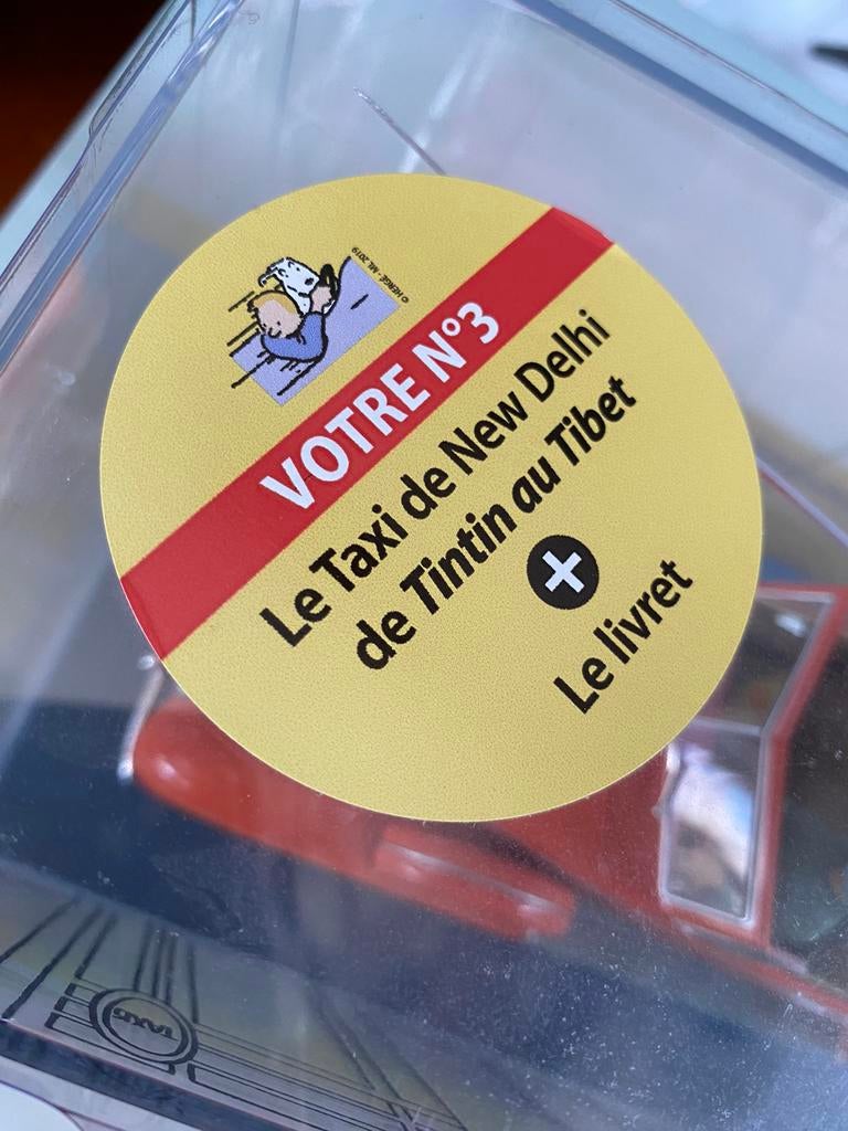 Tintin au Tibet - Taxi de New Delhi, Collections, Enlèvement, Tintin, Comme neuf, Statue ou Figurine
