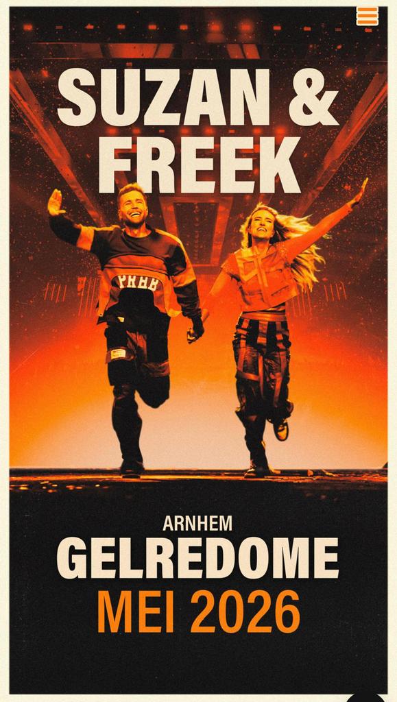 Billets (4x) Suzan & Freek 24 mai 2026 Gelredome, Trois personnes ou plus, Mai