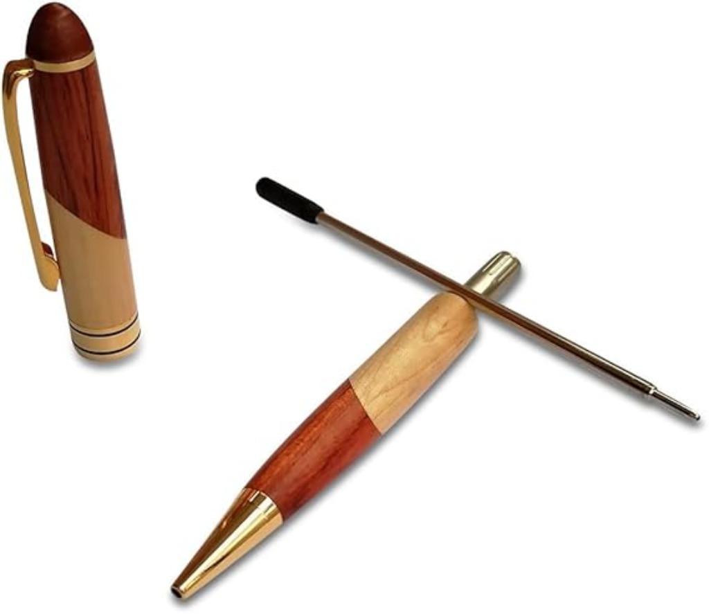 Stylo à bille en bois de luxe LIVRAISON RAPIDE ET GRATUITE, Neuf, Autres marques, Avec boîte, Stylo à bille