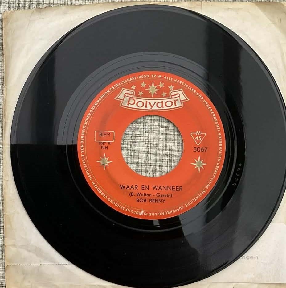 Bob Benny  "Waar en wanneer", CD & DVD, Enlèvement ou Envoi, Utilisé, Chanson réaliste ou Smartlap