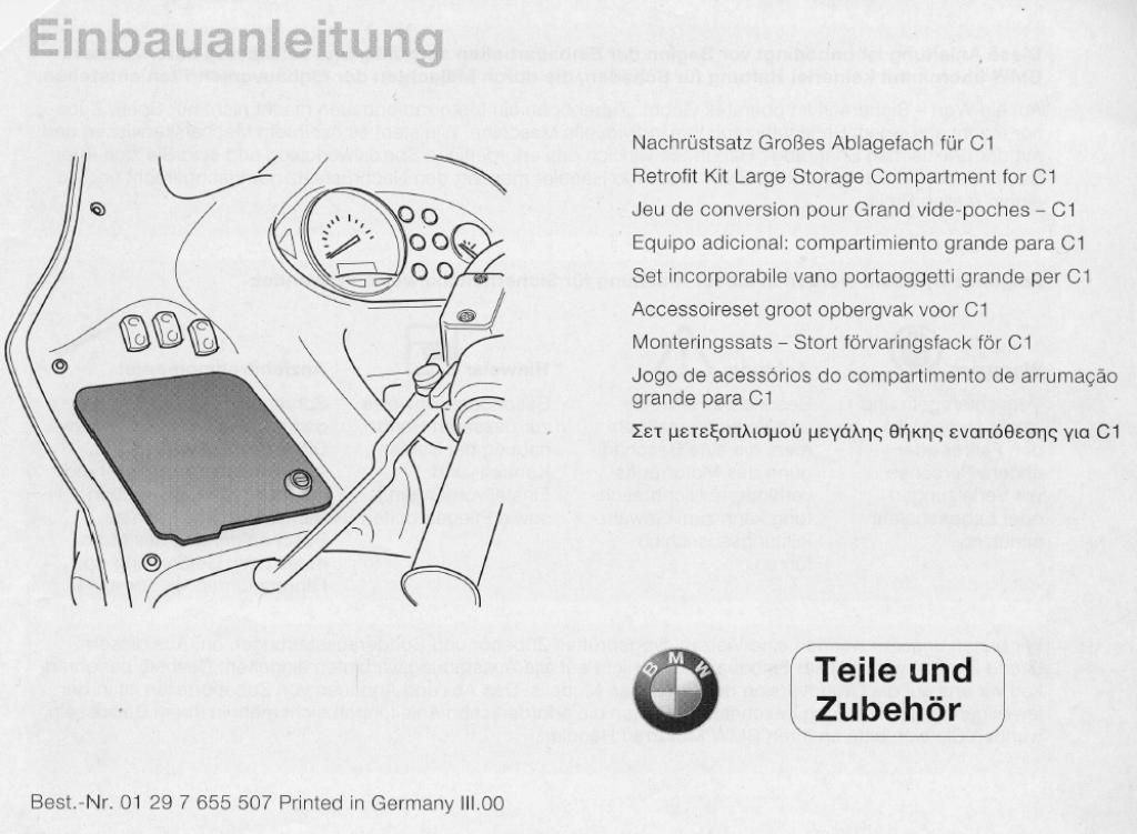 Boîte à gants BMW C1, Enlèvement ou Envoi, Utilisé