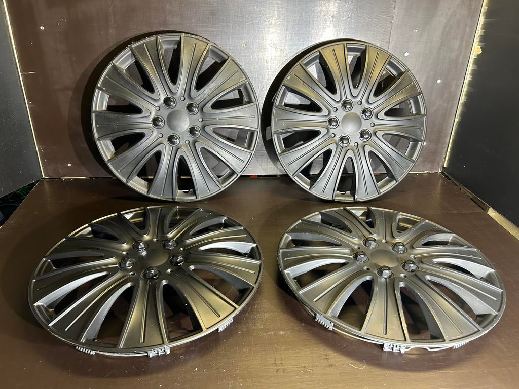 4 enjoliveurs universels 16", Autos : Divers, Enjoliveurs, Utilisé, Enlèvement ou Envoi