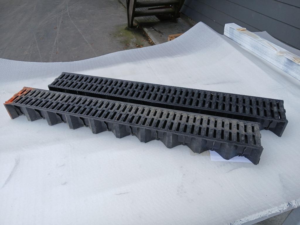 ACO Afvoergoot Zwart PVC, Ophalen, Afvoer, PVC, Nieuw