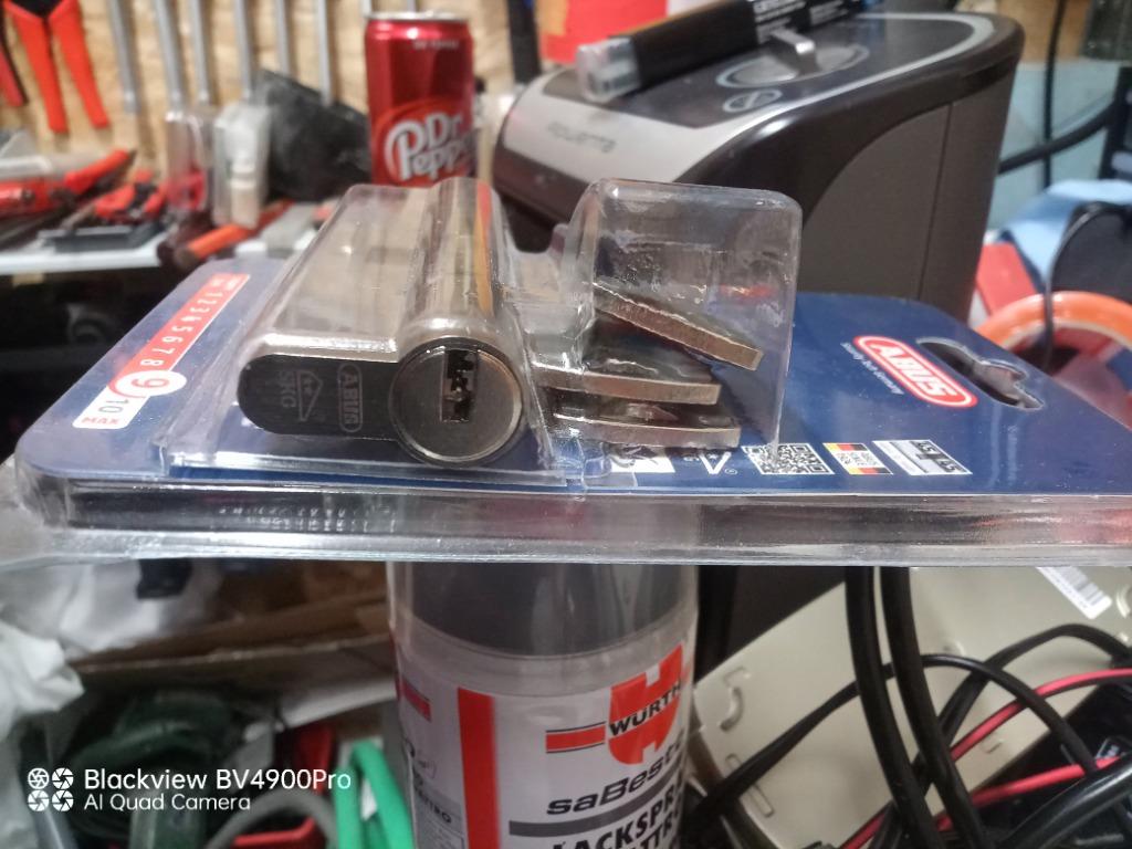 Cylindre ABUS, Bricolage & Construction, Enlèvement, Neuf, Cuivre ou Laiton, Coulisse ou Verrou