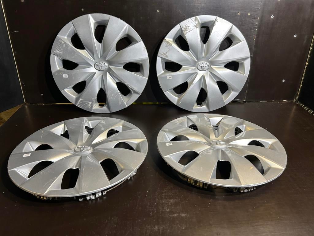 4 enjoliveurs Toyota yaris aygo 14", Enlèvement ou Envoi, Utilisé