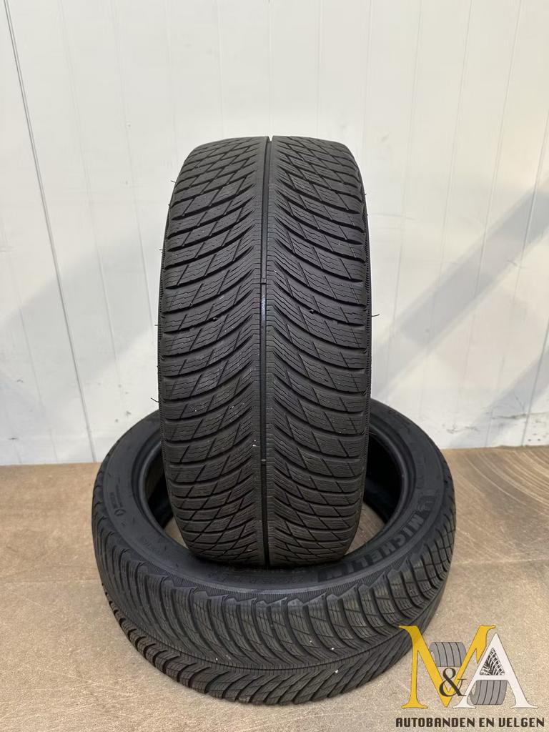 2x 225/45 R18 Michelin winterbanden, Auto-onderdelen, 18 inch, Gebruikt, Band(en), Personenwagen