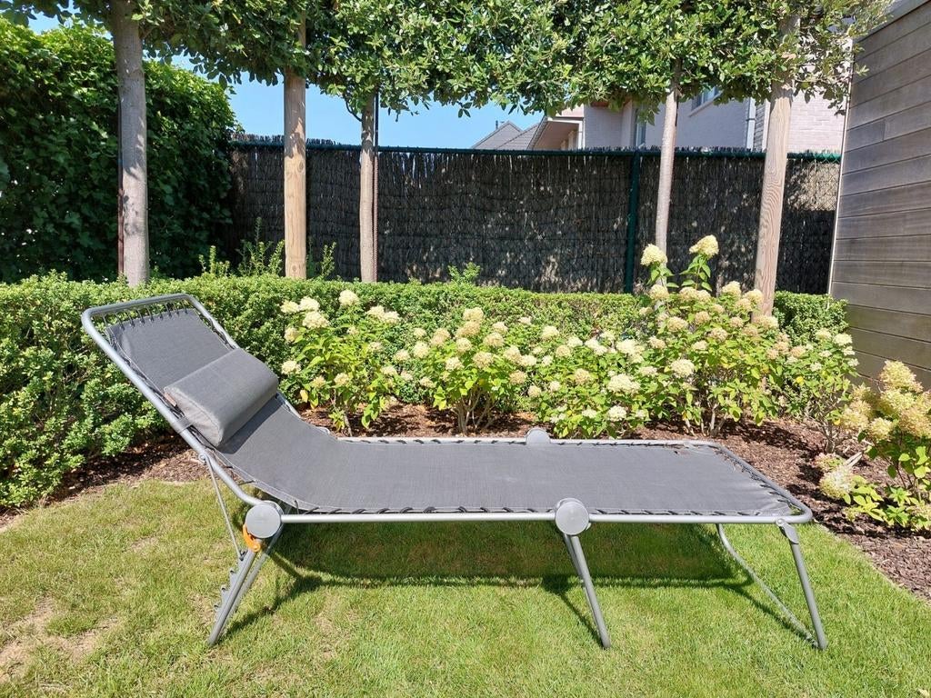 Lafuma ligbed, Tuin en Terras, Ophalen, Zo goed als nieuw, Verstelbaar