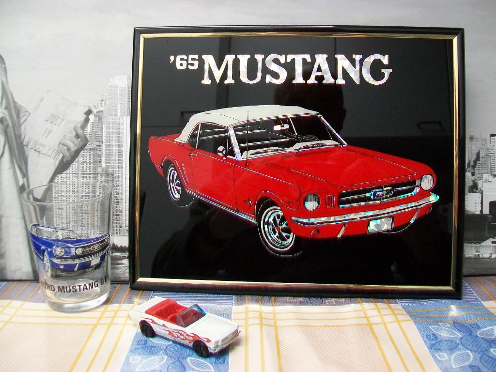 Ford Mustang GT - Spiegel  Kader - Glas - Hot Wheels Vintage, Enlèvement ou Envoi, Utilisé, Voitures