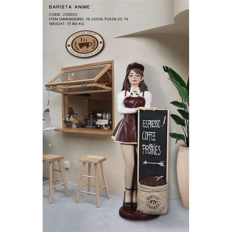 Butler Barista Anime150 cm — Serveur de café