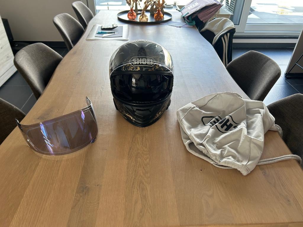 Shoei GT-Air 2 Conjure TC-9 met Sena SRL 2 headset, Motoren, Ophalen, Integraalhelm, Shoei, L