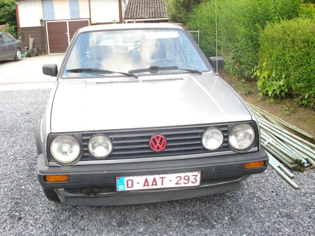 VW GOLF 2 - 1990 -1300CC BENZ.- 5vit. open dak, Auto's, Voorwielaandrijving, Stof, Volkswagen, Open dak