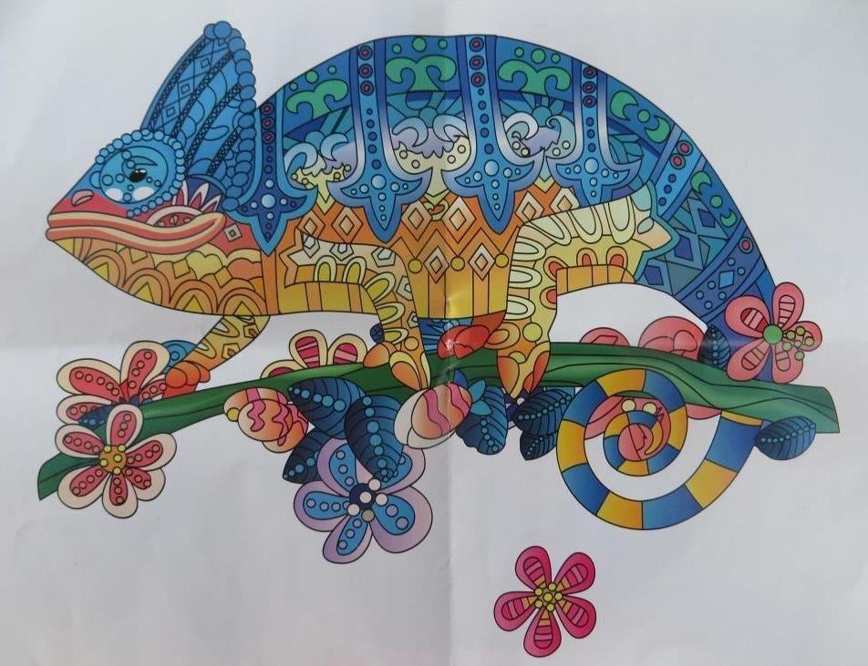 houten puzzel special shaped puzzle kameleon 200 stukjes, Ophalen of Verzenden, Minder dan 500 stukjes, Gebruikt, Legpuzzel