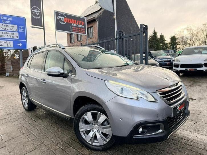 Peugeot 2008 Allure 2015 075000km Automaat Pano Navi Pdc, Cuir, Argent ou Gris, Achat, Euro 6