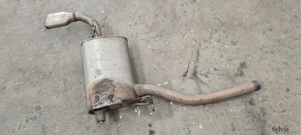 Achterste uitlaat einddemper BMW X3 F25 N47 8509659, Gebruikt, -, -, Ophalen of Verzenden