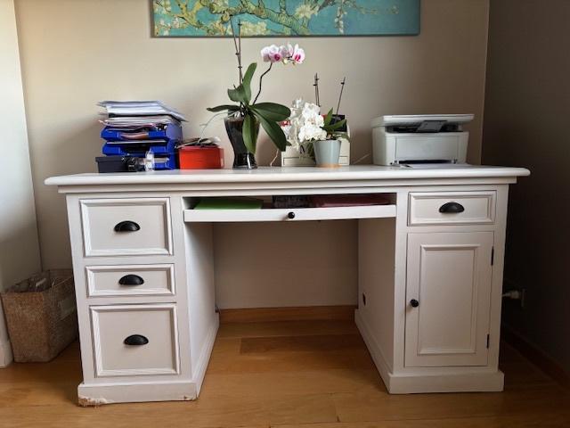 Bureau blanc, Scandinave, Autres marques, Enlèvement, Utilisé