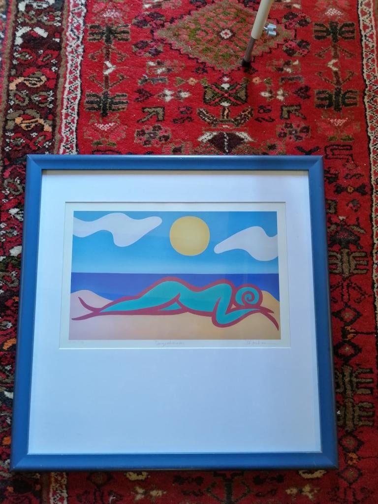 Ingelijste zeefdruk Donna Corbani 'Daydream', Ophalen